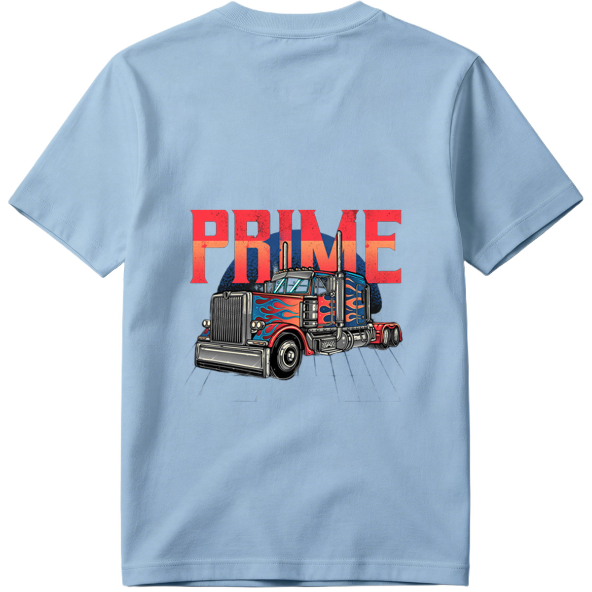 Prime Transport Service - Optimus Prime Truck Design - Tee