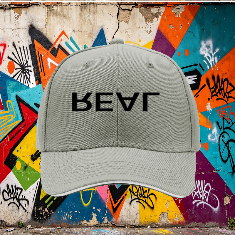 Unisex Classic Sandwich Hat with Real Print Design – Perfect for Outdoor Activities, Casual Wear, and Everyday Use – Ideal for Adults Seeking Stylish and Comfortable Headwear