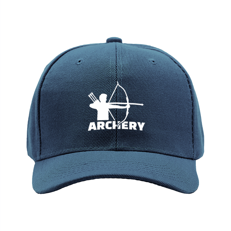1pc New Baseball Cap with Archery Print and Bold Lettering Unisex Adjustable Hat for Outdoor Sports and Casual Wear Suitable for Adults Who Love Adventure and Active Lifestyle