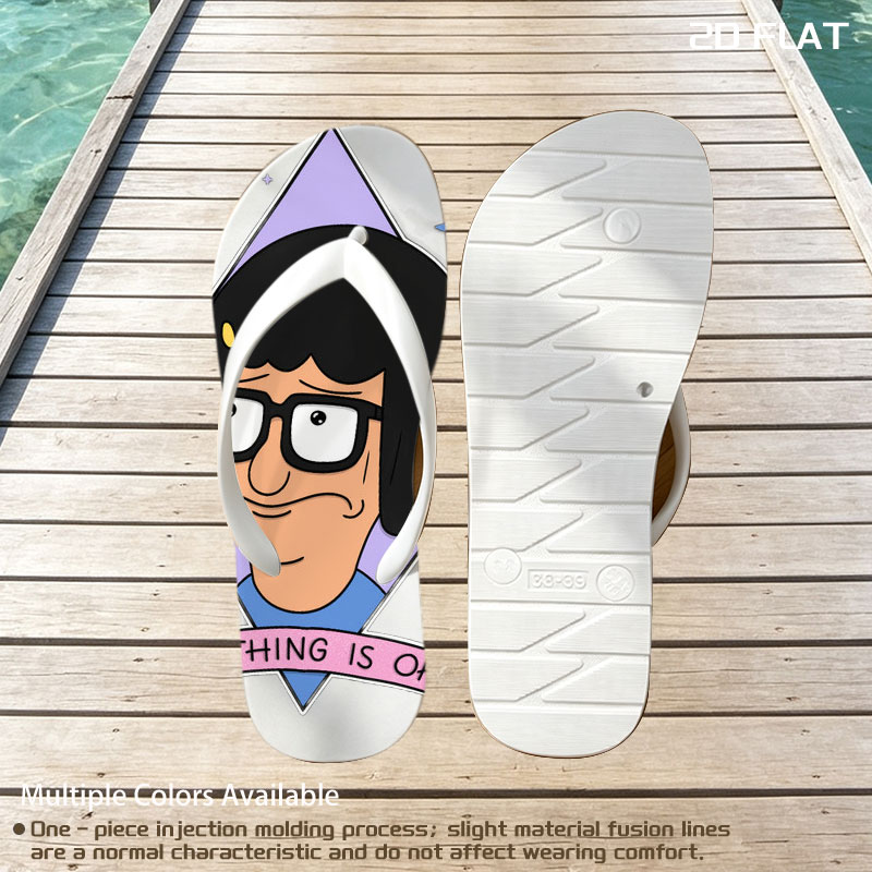 Benson from Regular Show: Everything Is Okay! -  flip-flops