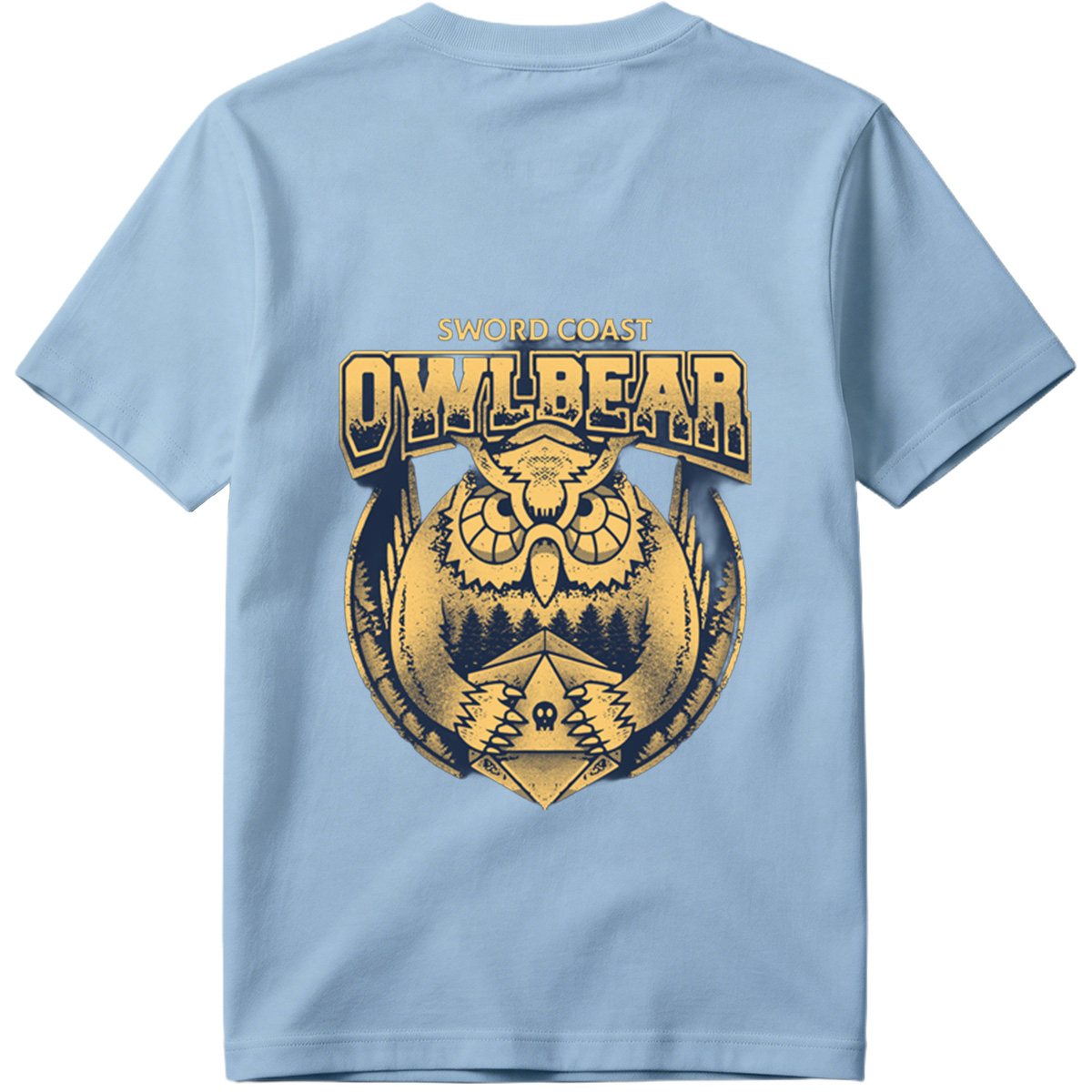 Sword Coast Owlbear: Fantasy Creature Emblem - Tee