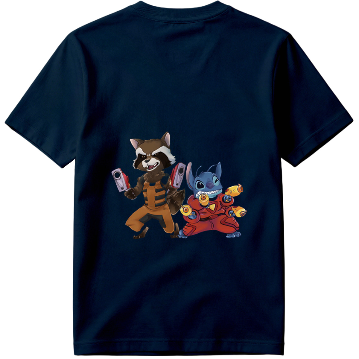 Rocket Raccoon and Stitch - Tee