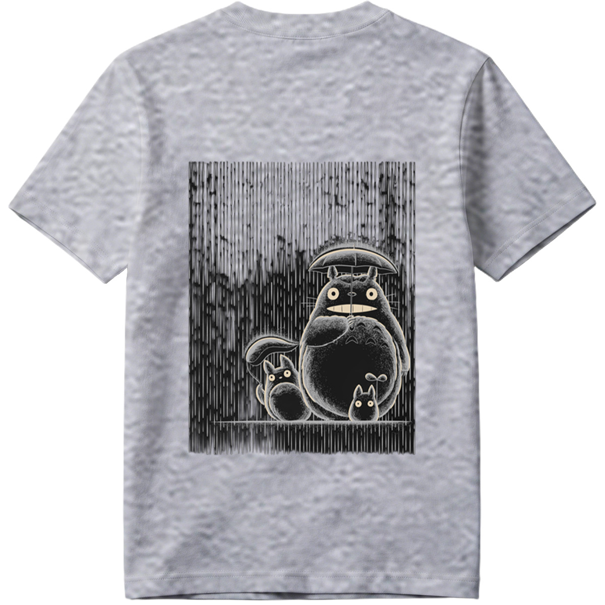 Totoro and Friends in the Rain - Tee