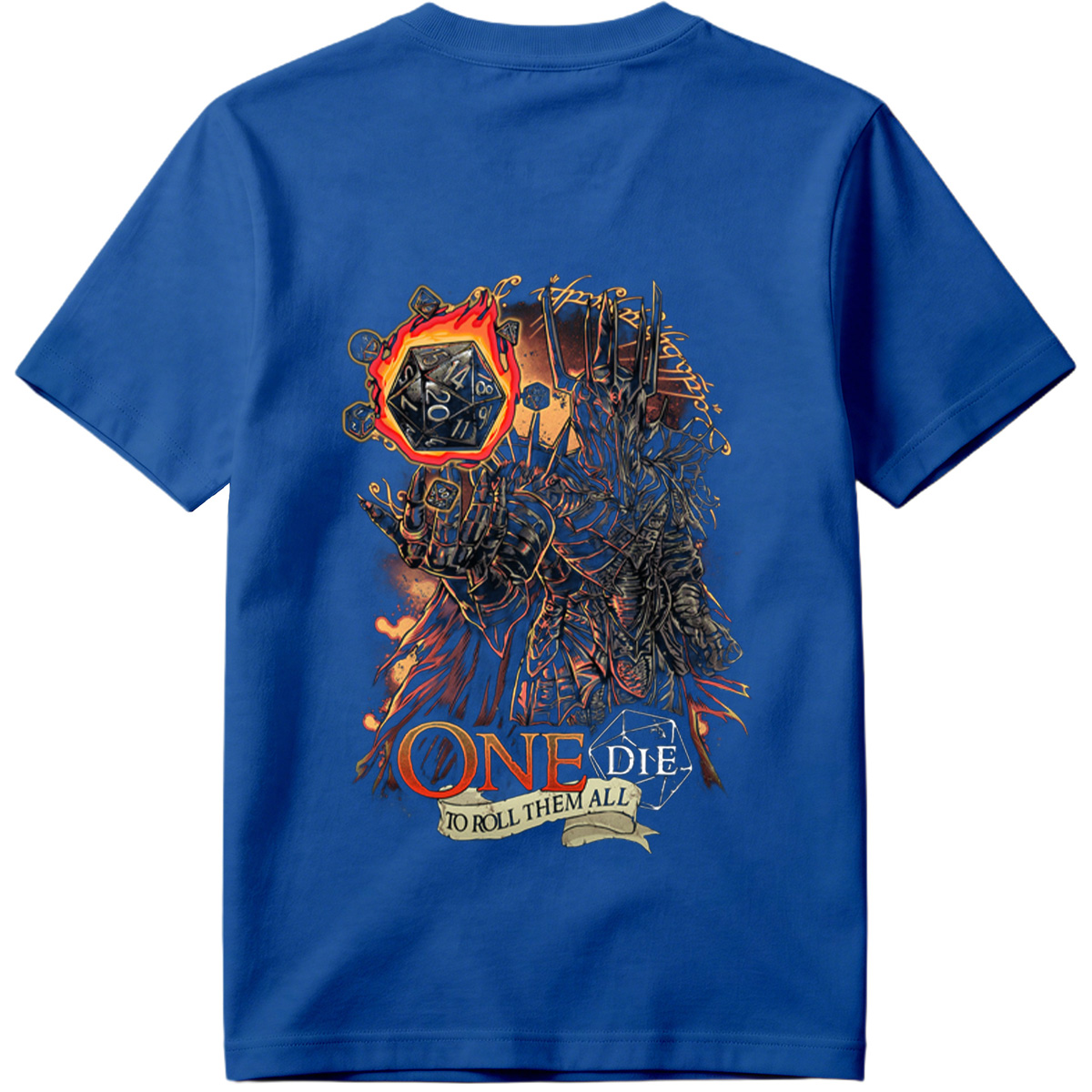 One Die to Roll Them All: D&D Inspired Fantasy Art - Tee