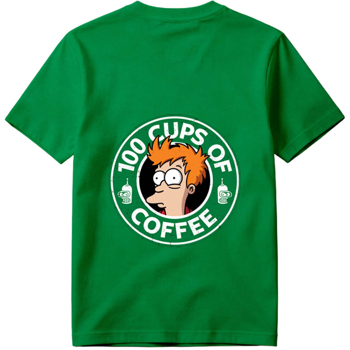 Futurama: Fry and Bender - 100 Cups of Coffee - Tee