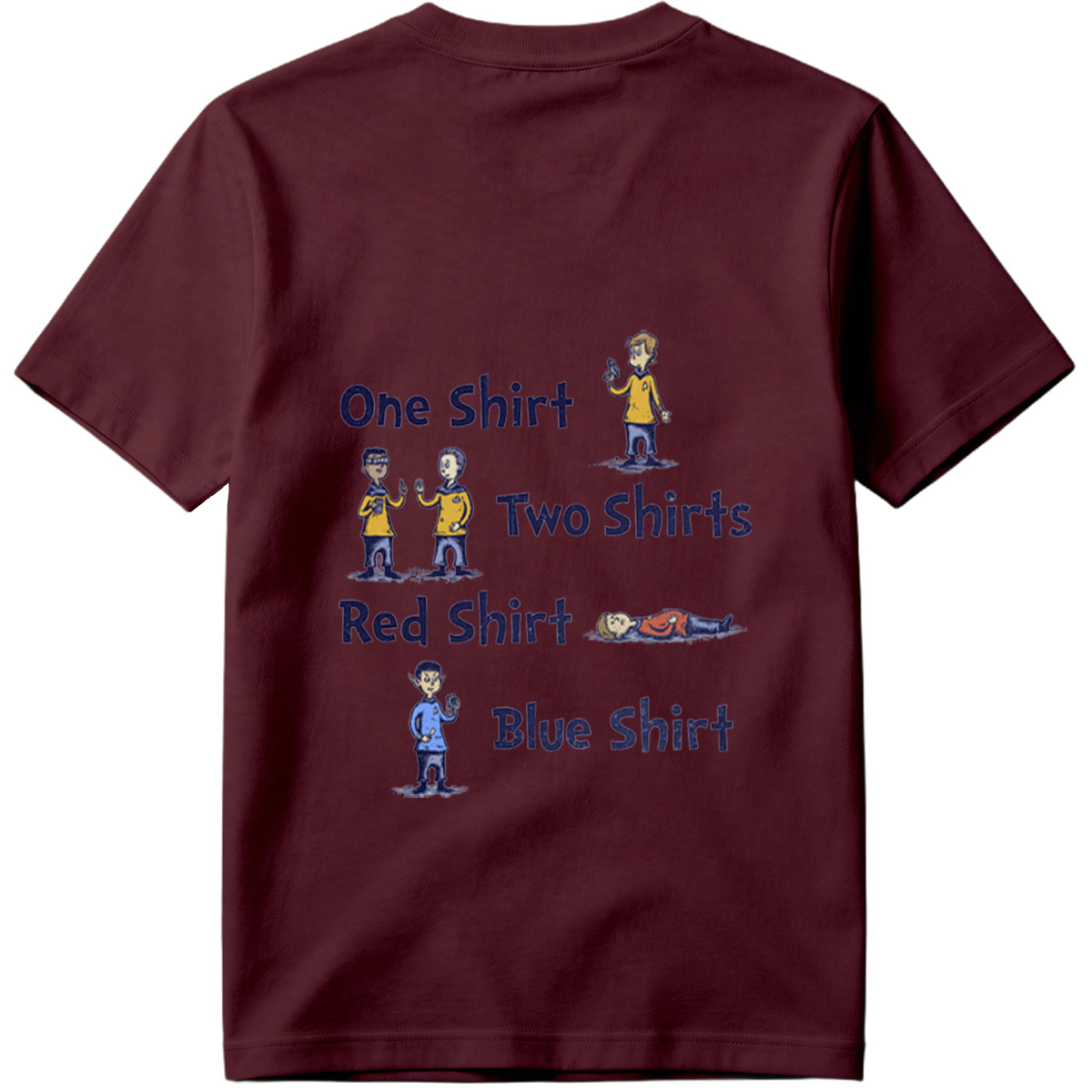 Star Trek: One Shirt, Two Shirts, Red Shirt, Blue Shirt - Tee