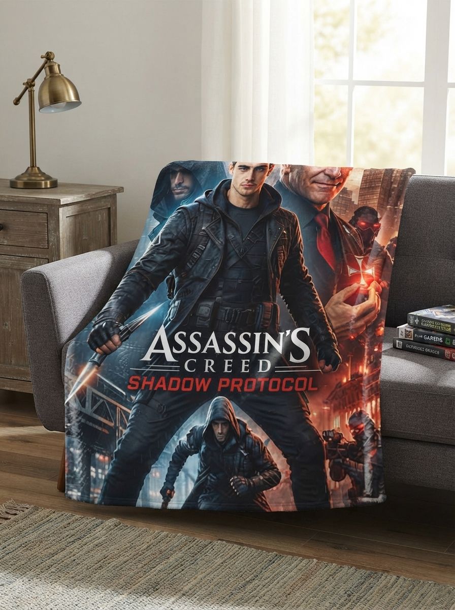 Custom Face Portrait Photo Flannel Blanket Personalized Graphic Throw Ultra Soft Anti-Pilling Cozy Fleece Cover Ideal