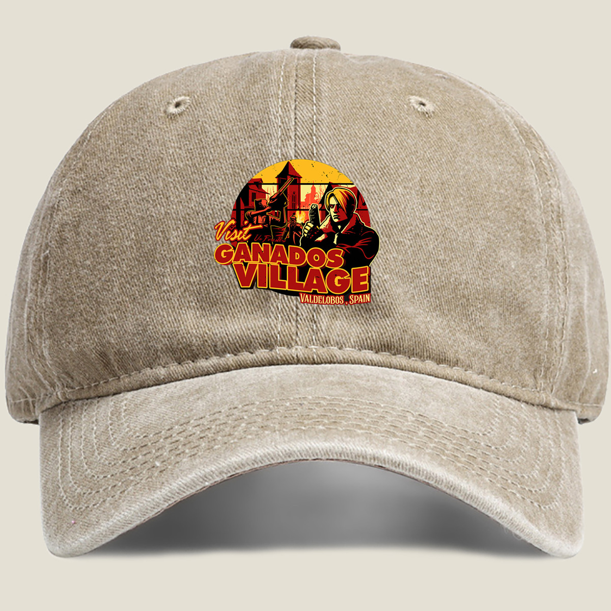 Resident Evil: Leon and Ada in Ganados Village - Washed Denim - Baseball Cap