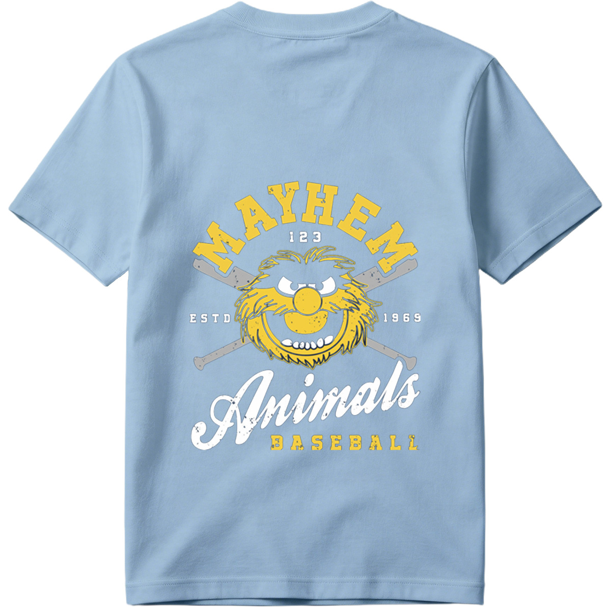 Muppets Animal Mayhem Baseball Logo - Tee