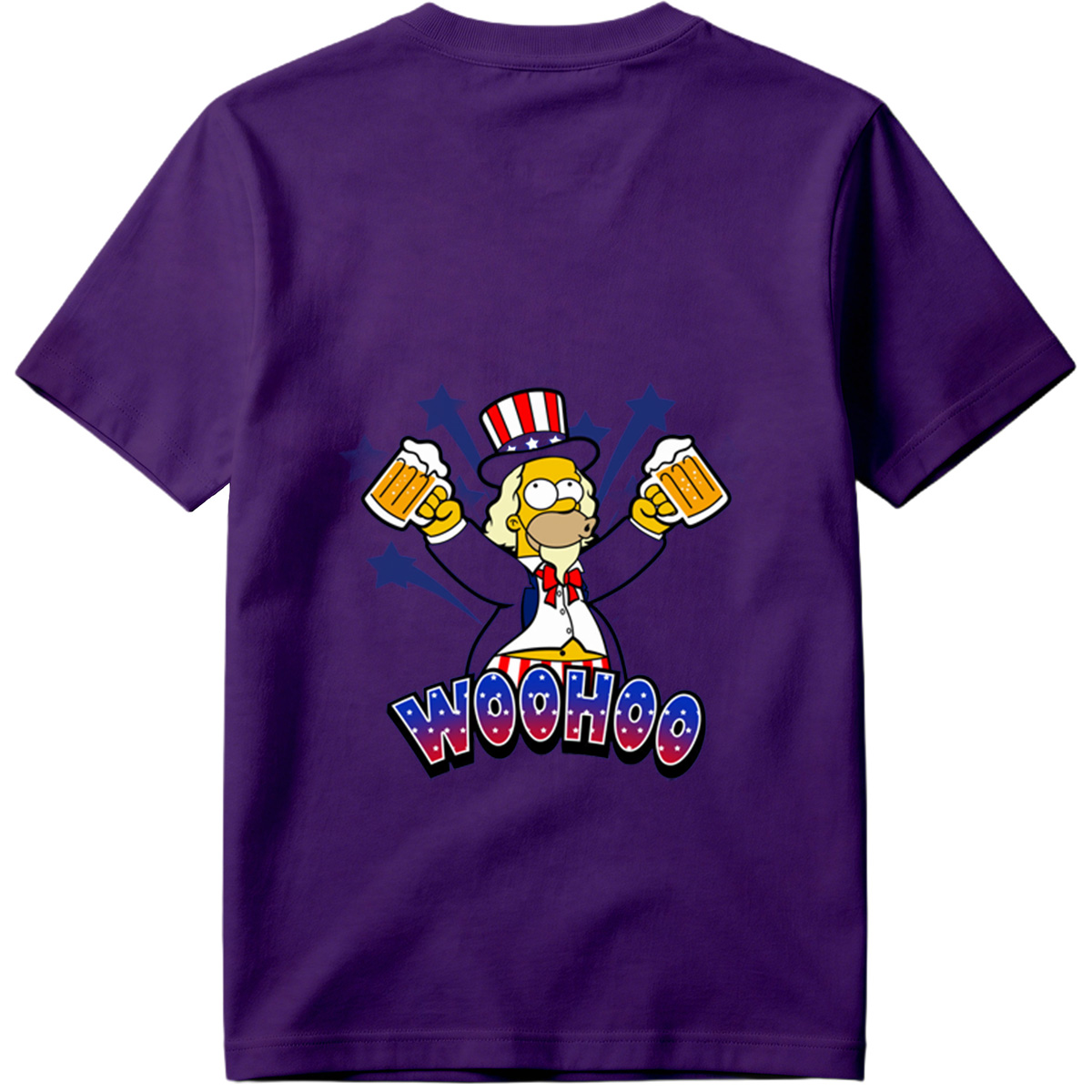 Simpsons Uncle Sam Woohoo - Tee