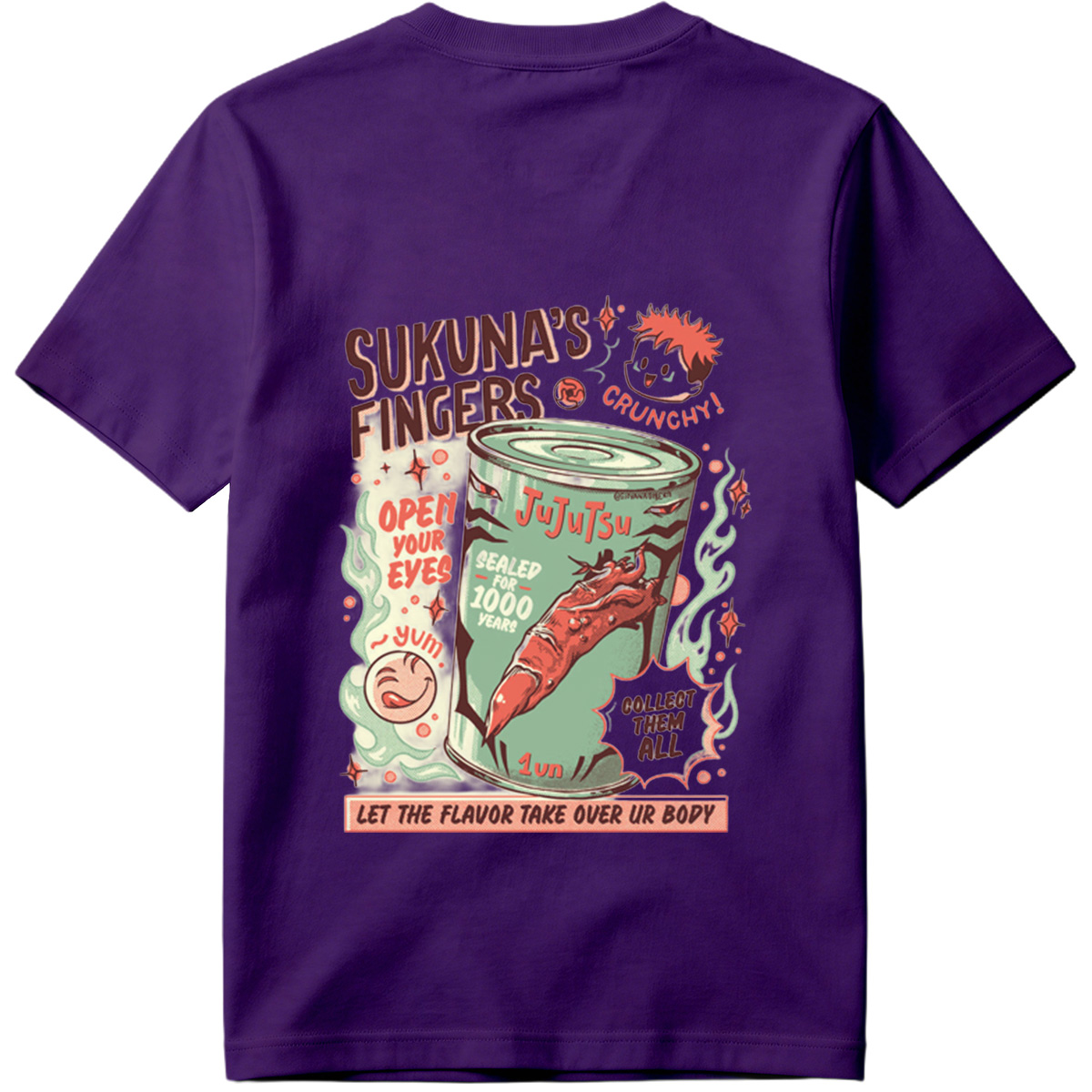 Sukuna's Fingers: Jujutsu Kaisen Crunchy Snack Ad - Tee
