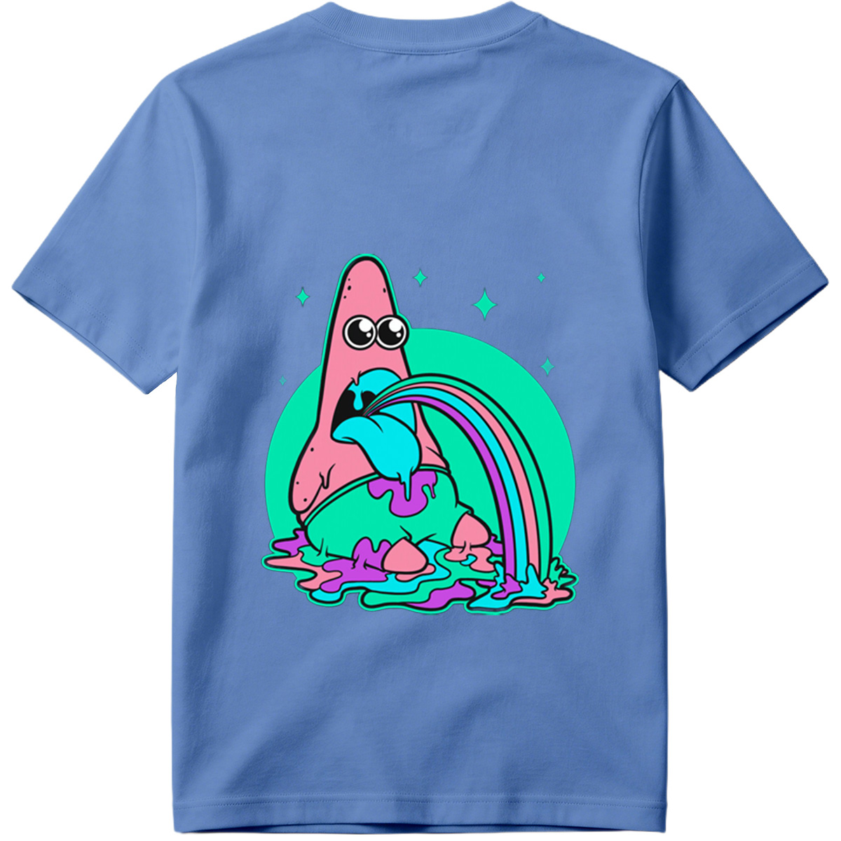 Patrick Star Rainbow Vomit - Tee