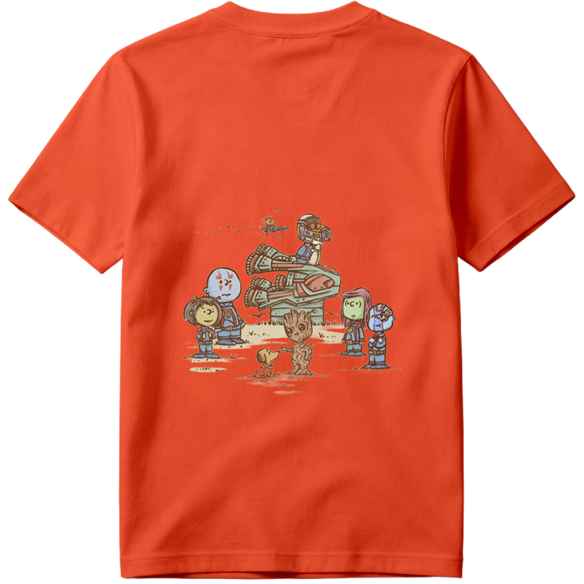 Guardians of the Galaxy: Groot, Rocket, Star-Lord, Gamora, Drax, and Nebula - Tee