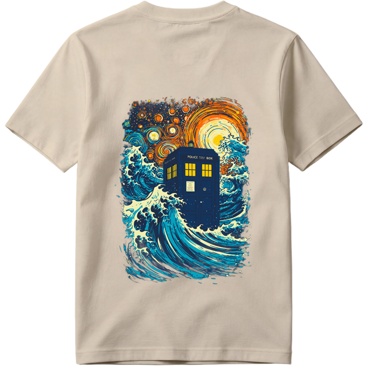 TARDIS in Stormy Seas - Tee