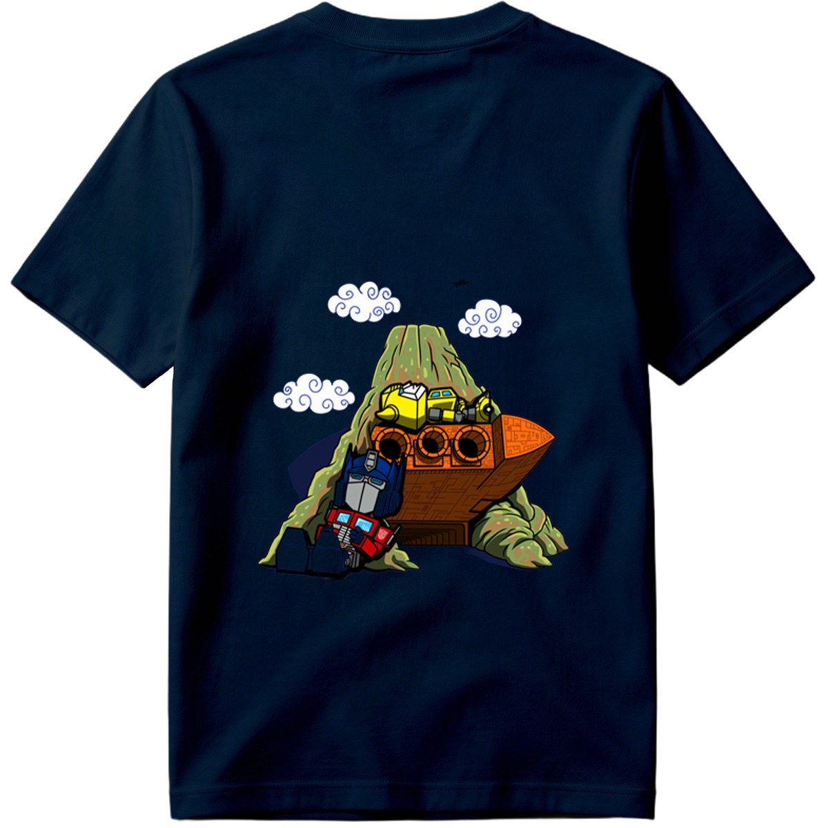 Transformers: Optimus Prime and Bumblebee at the Ark - Tee