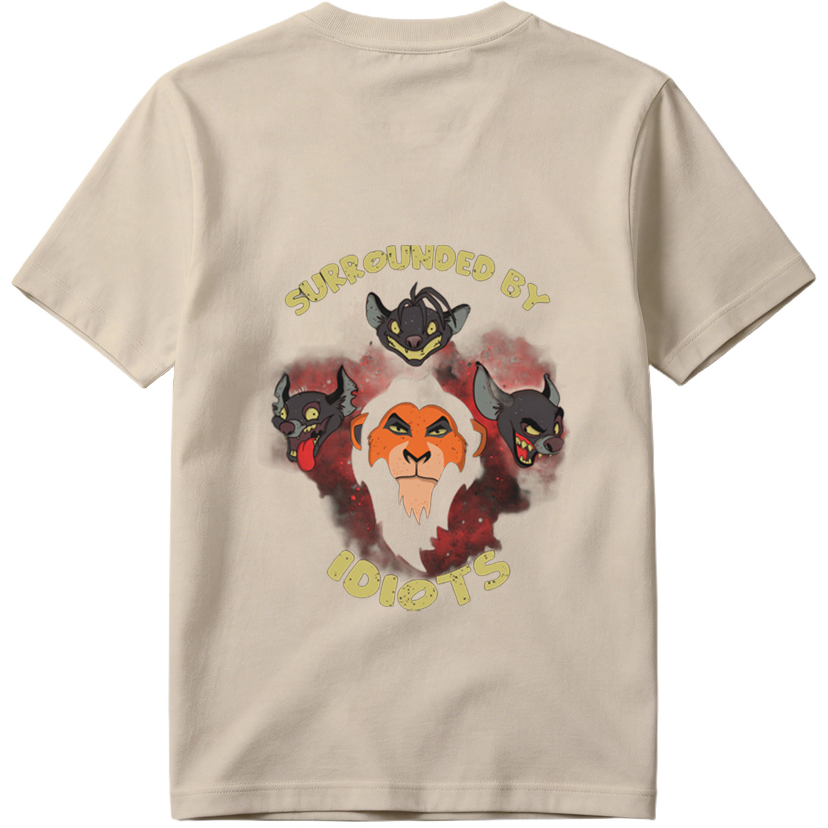 The Lion King: Scar Surrounded by Hyenas - Tee