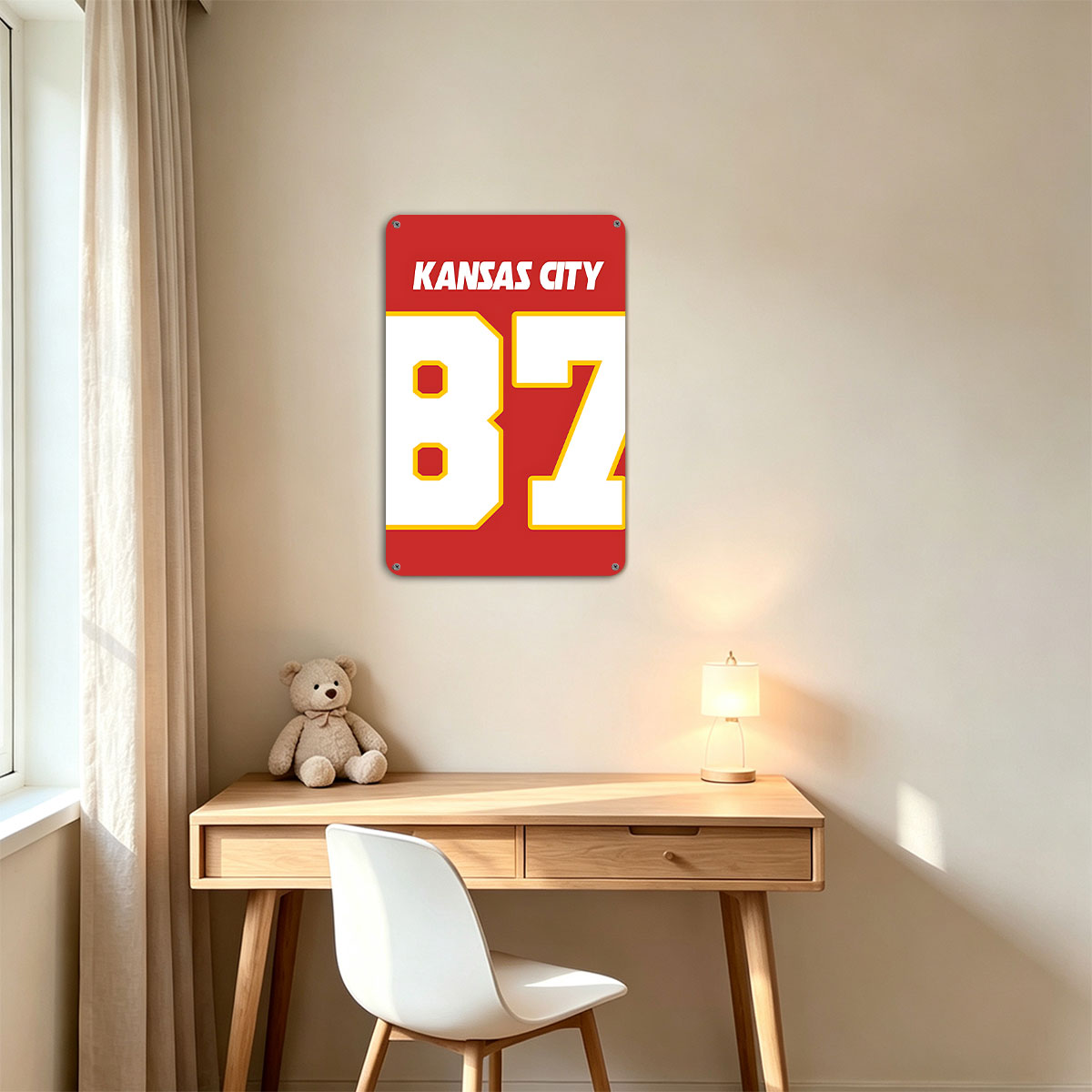 Kansas City 87 Jersey Number - painting