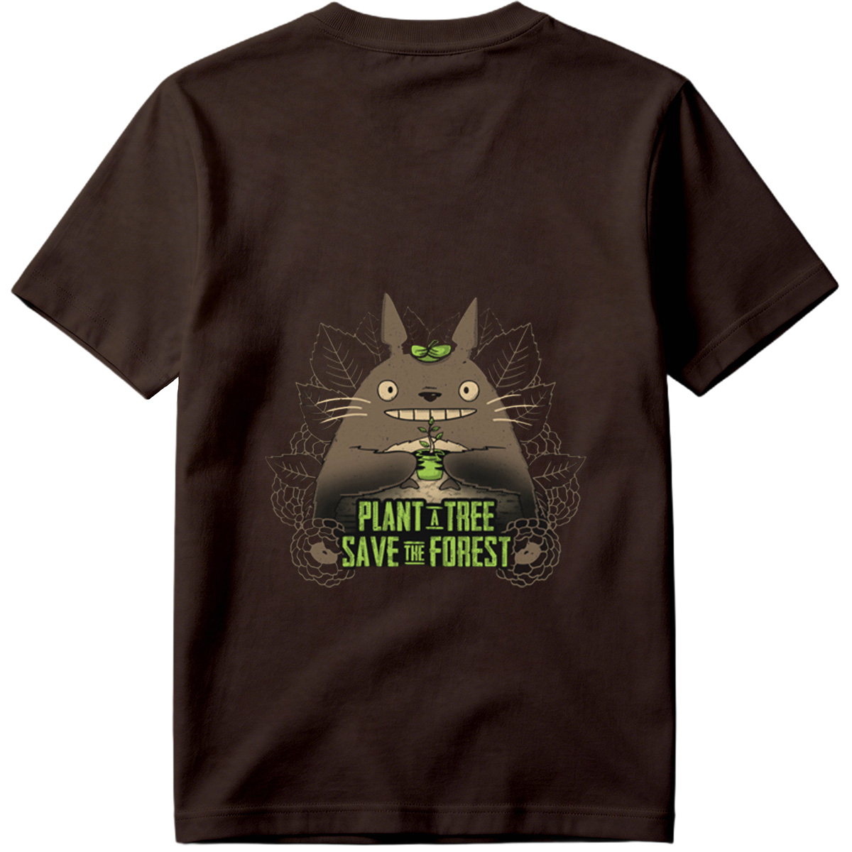 Totoro Plant a Tree Save the Forest - Tee
