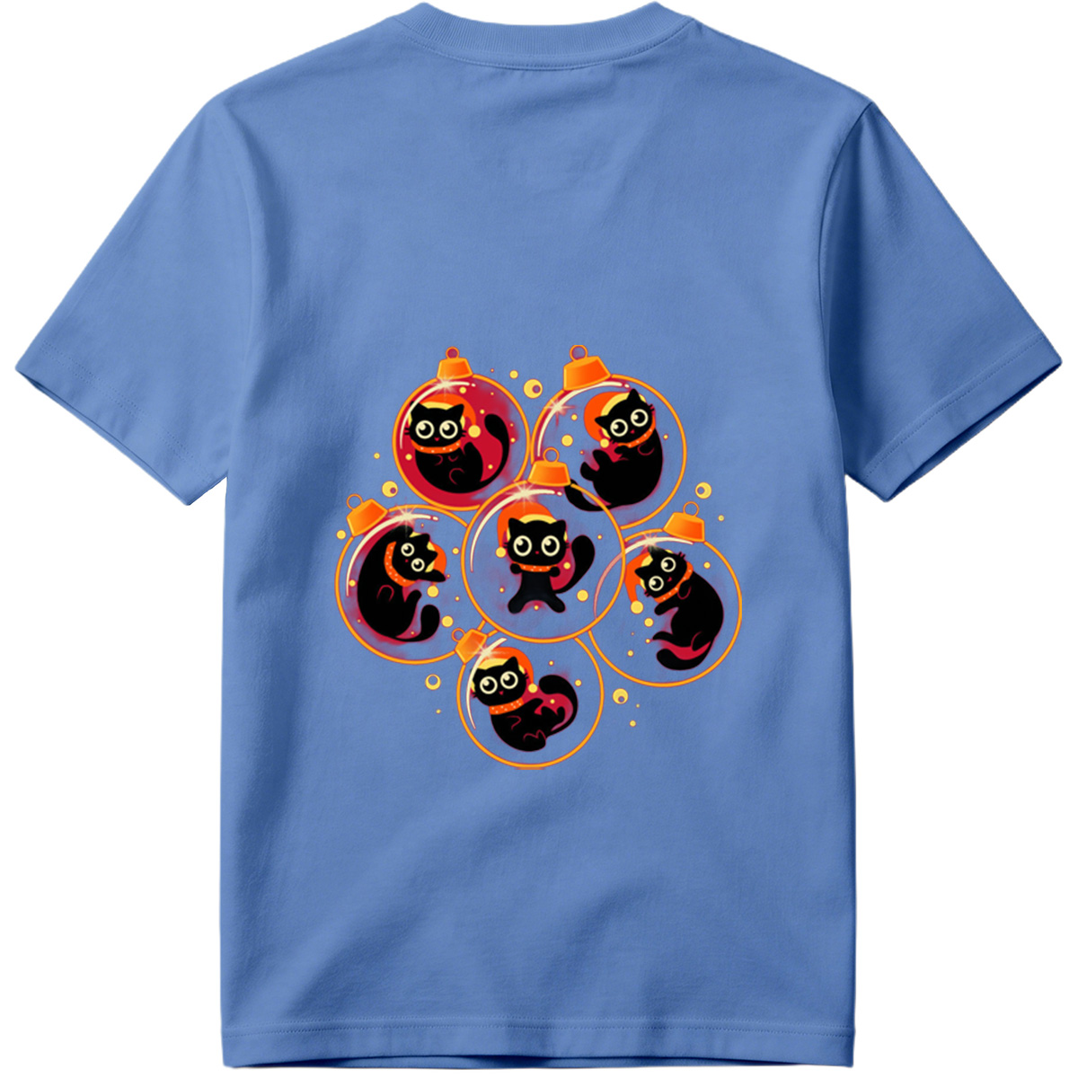 Black Cat Christmas Ornaments - Tee
