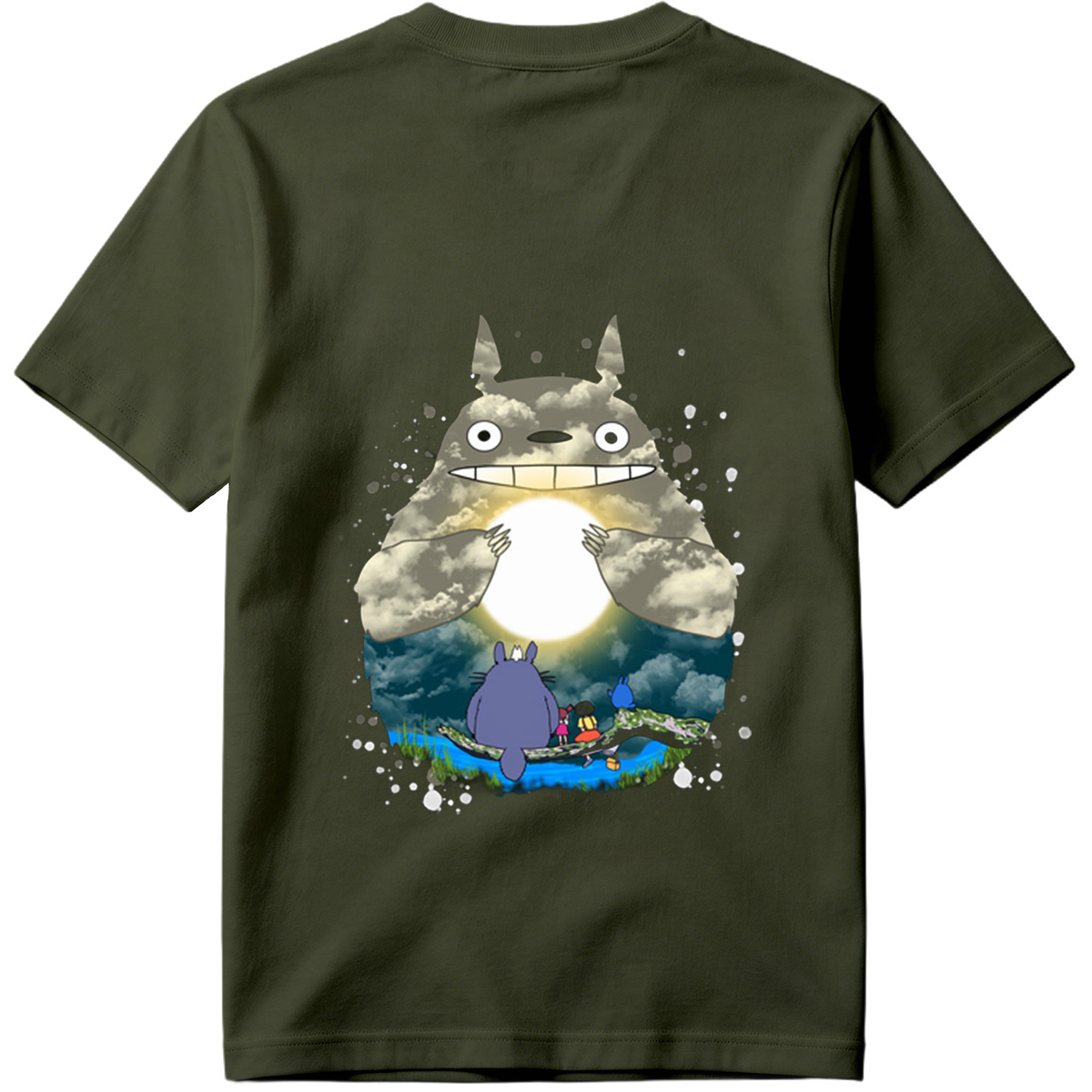 Totoro and Friends Under the Moonlight - Tee