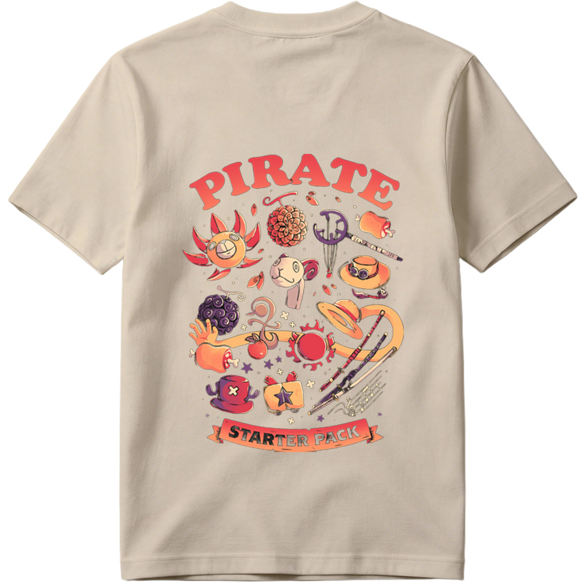 Pirate Starter Pack: A Whimsical Adventure with Captain and Crew - Tee