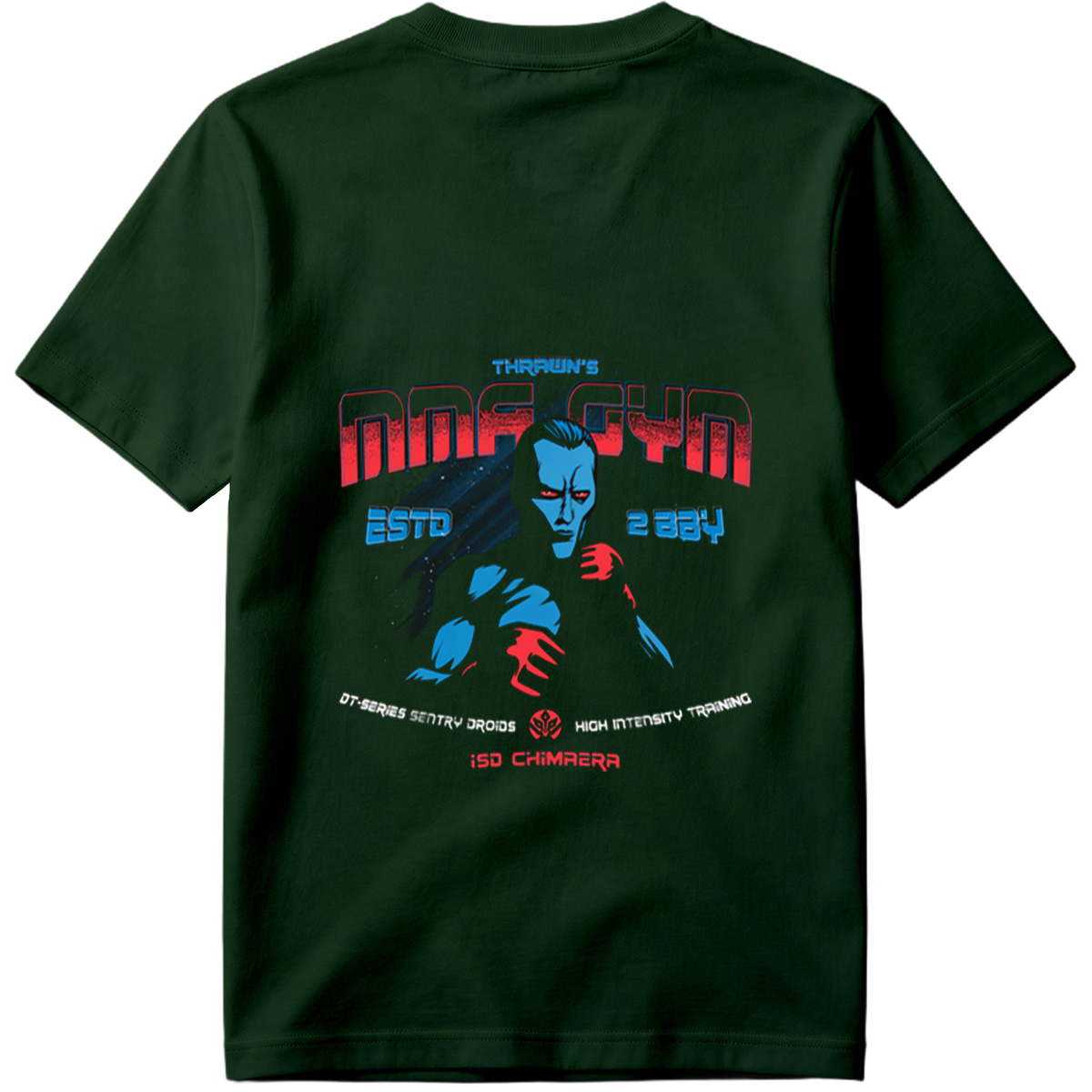 Thrawn's Dark Gym: DT-Series Sentry Droids & ISD Chimera - Tee