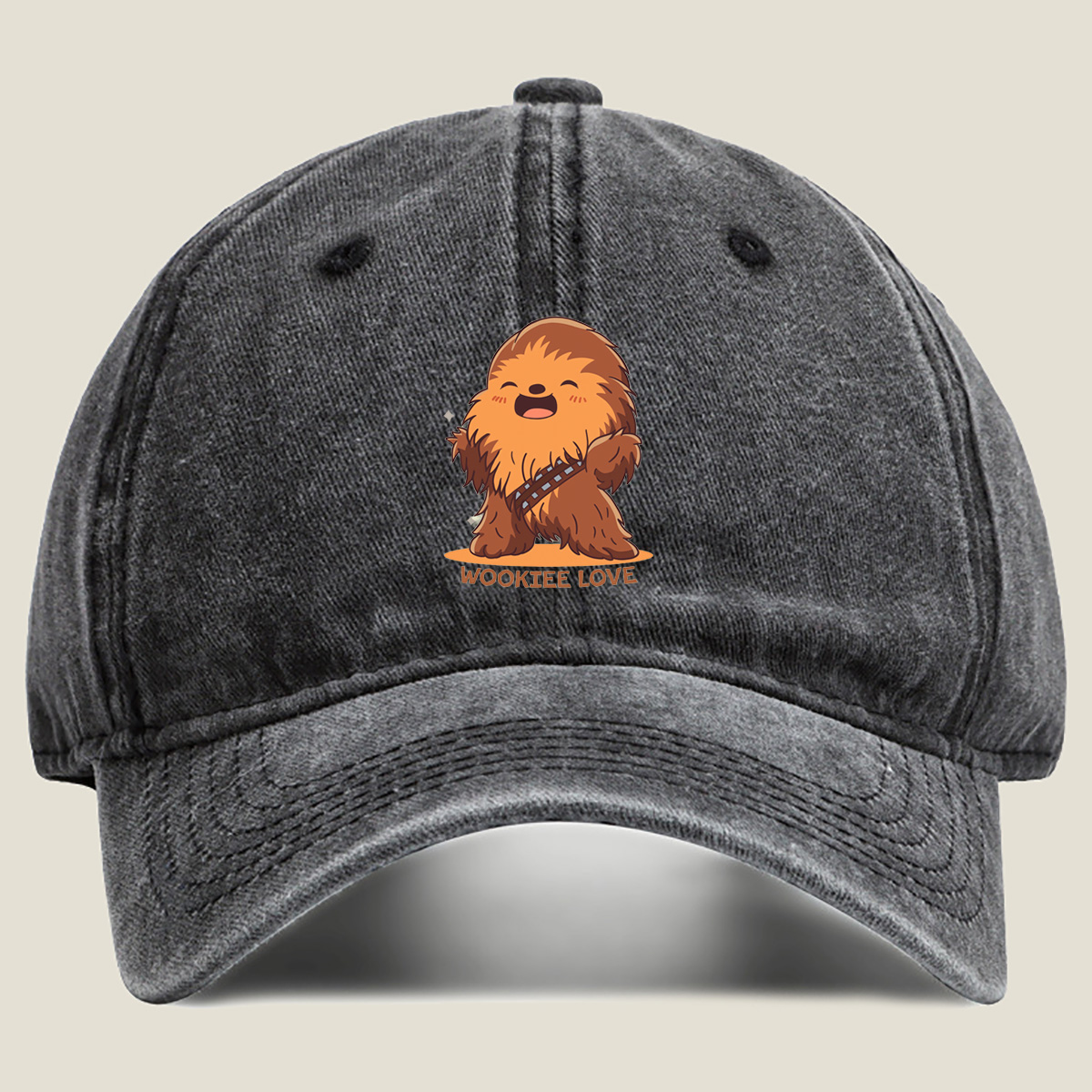Star Wars: Chewbacca Wookiee Love - Washed Denim - Baseball Cap