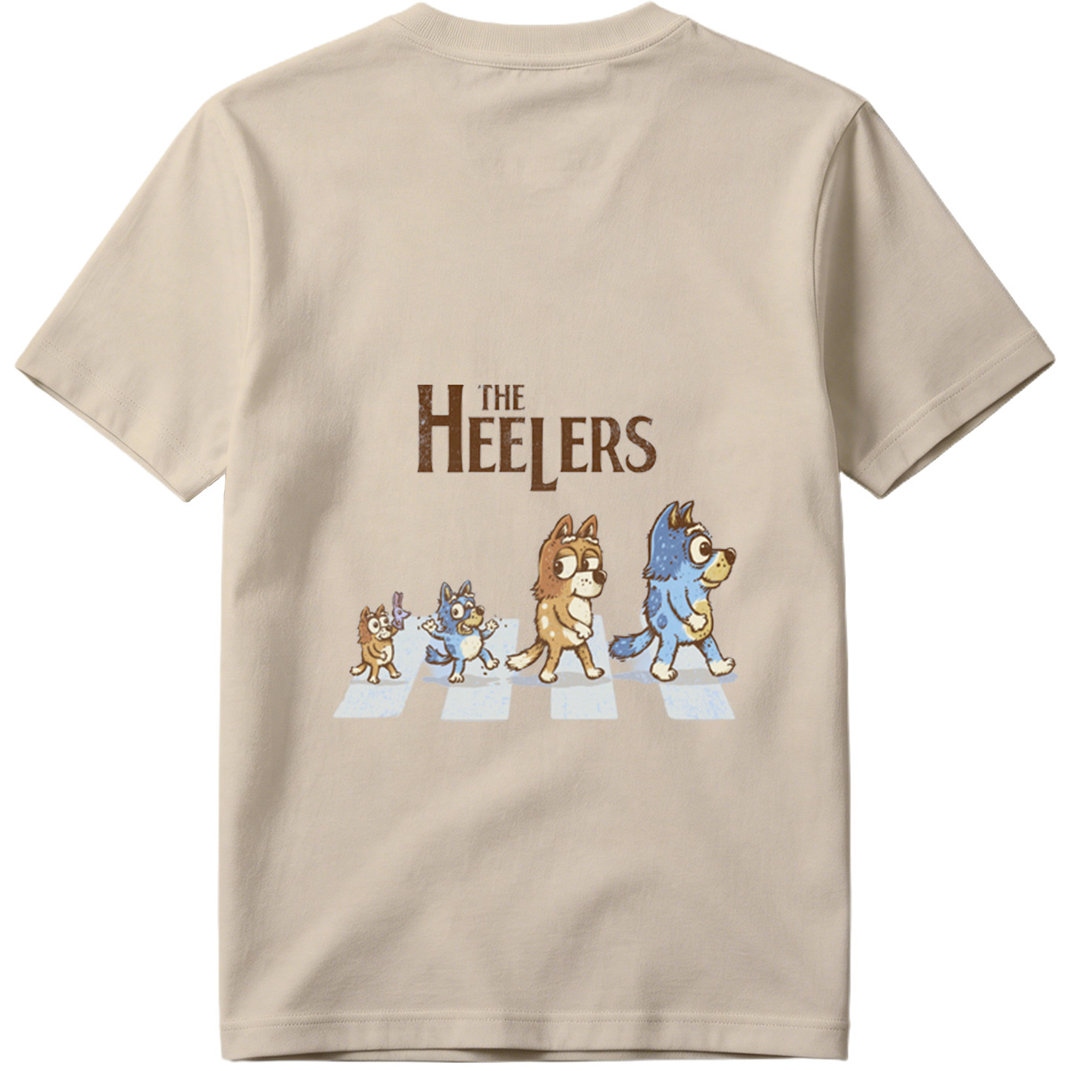 The Heelers: Bluey, Bingo, Bandit, and Mum Dog - Tee