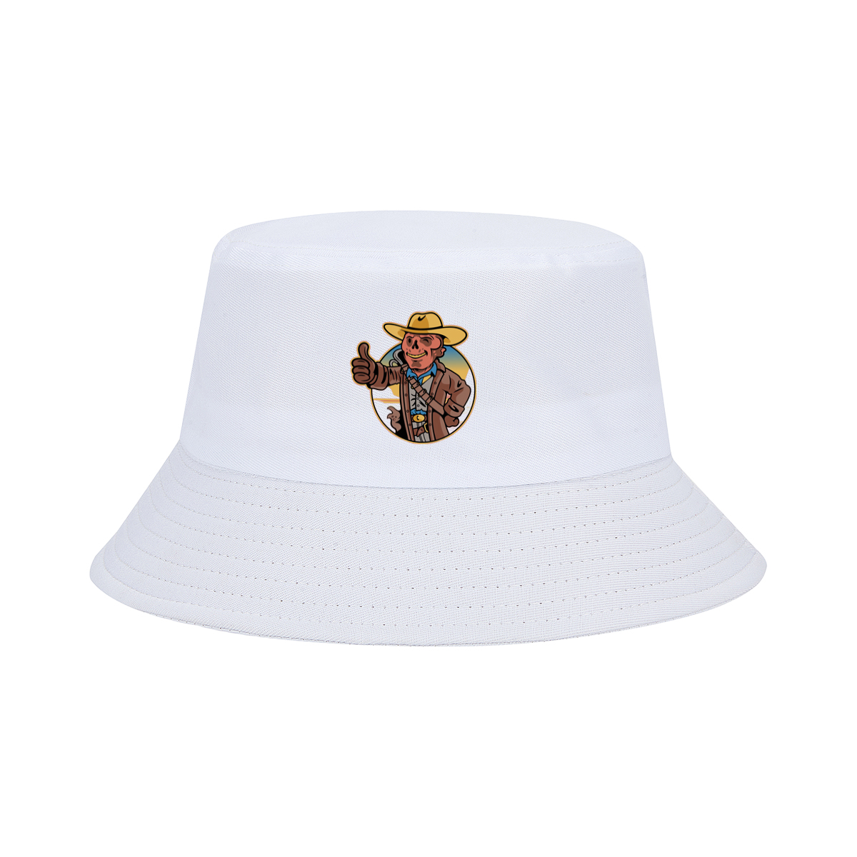Cowboy Skeleton Thumbs Up - Fisherman's Hat