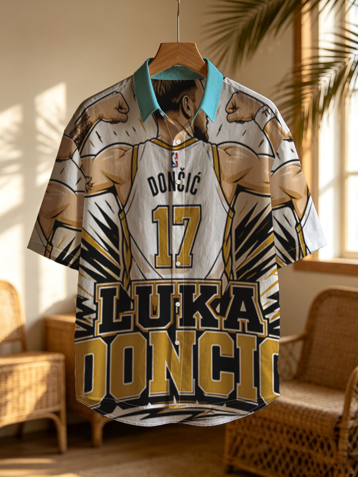 Luka Doncic NBA Player Jersey Artwork -  Shirt