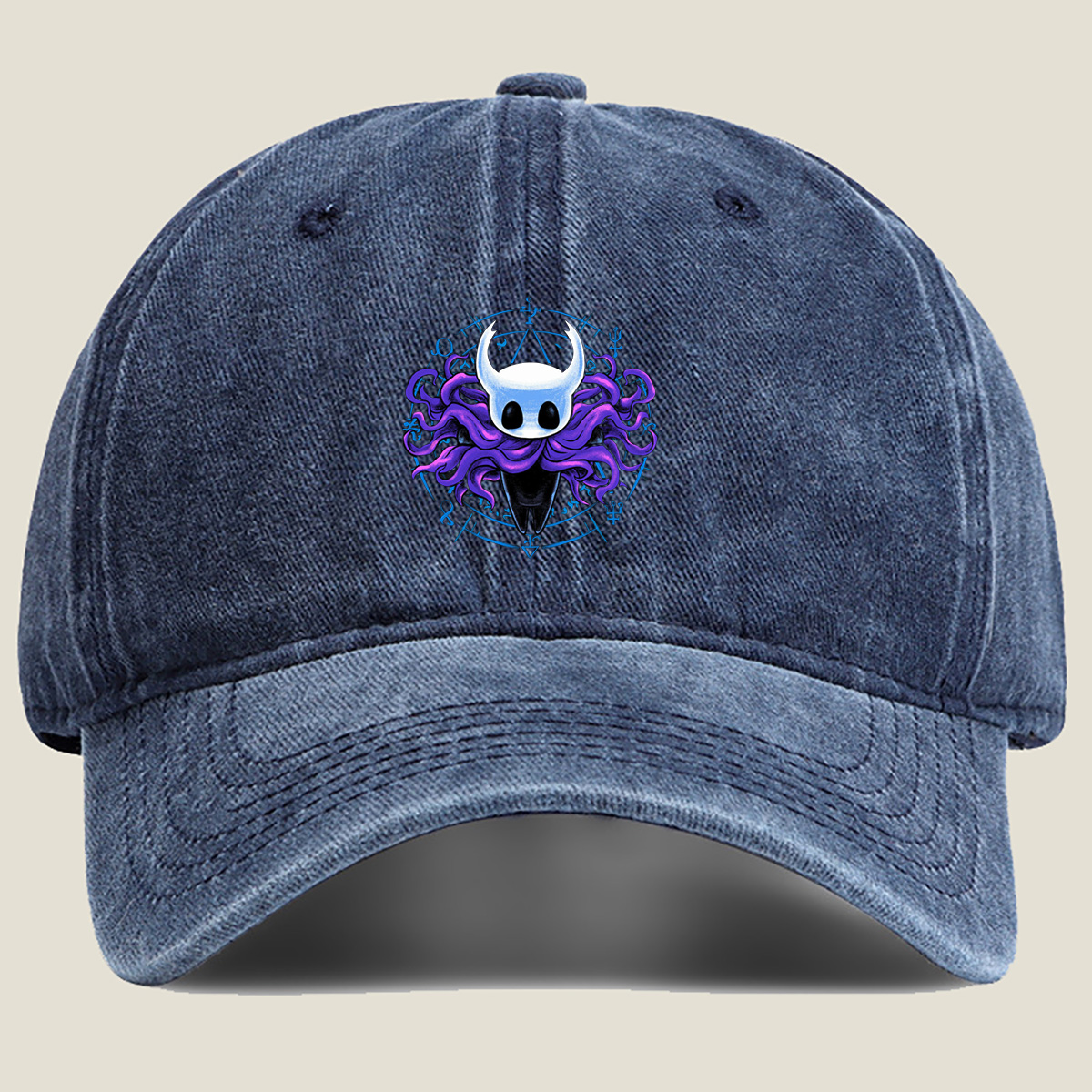 Hollow Knight: Voidheart - Washed Denim - Baseball Cap