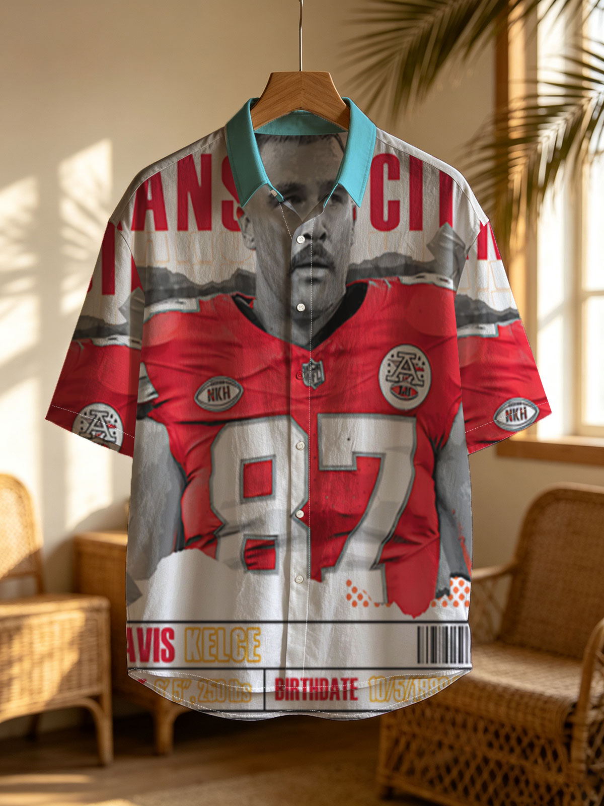 Travis Kelce, Kansas City Chiefs Tight End, #87, NFL Star -  Shirt