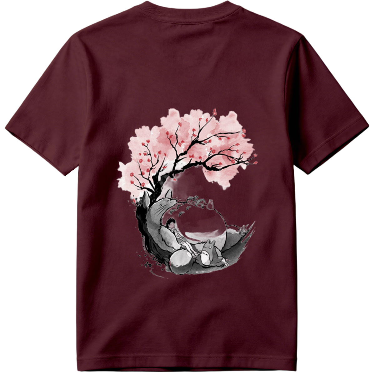 My Neighbor Totoro: Mei and Totoro Under Cherry Blossoms - Tee