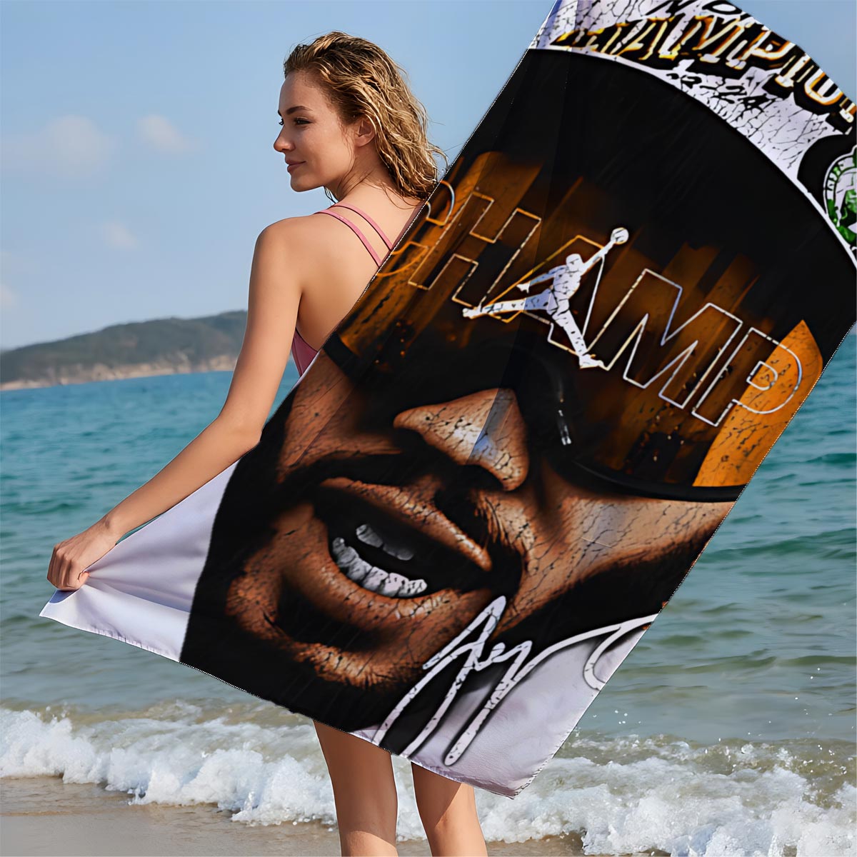 Jay-Z in Champions Cap and Jordan Sunglasses - Beach towels