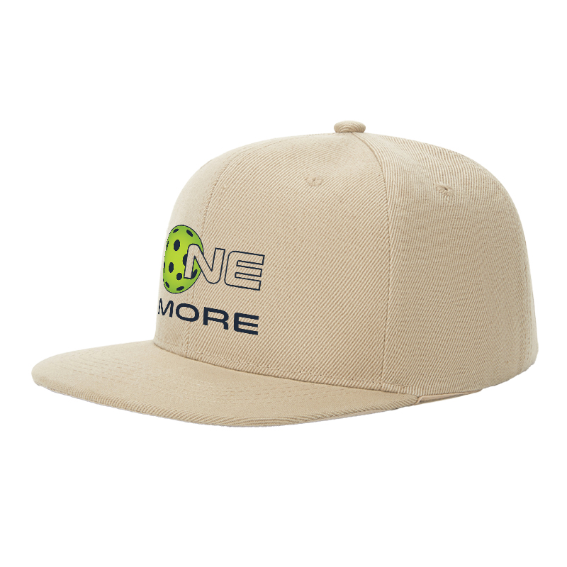 Flat Brim Baseball Cap One More Dotted Globe Logo Streetwear Underground Skate Style for Basketball Court Skate Park Urban Riders and Rap Artists