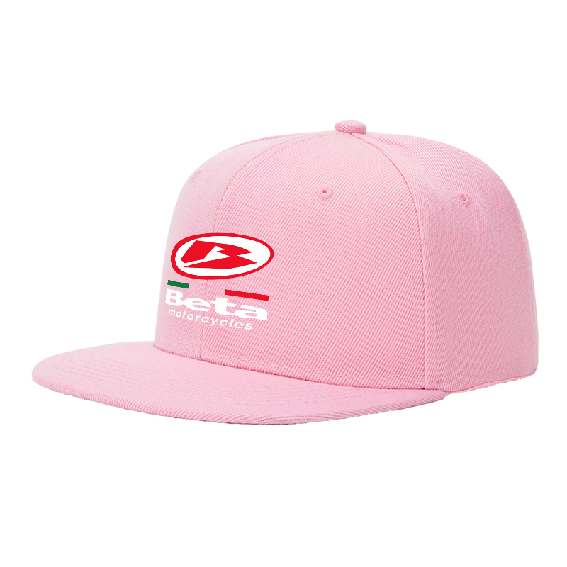 Flat Brim Baseball Cap Beta Motorcycles Logo Print Streetwear Underground Skate Style for Bike Riders and Urban Explorers