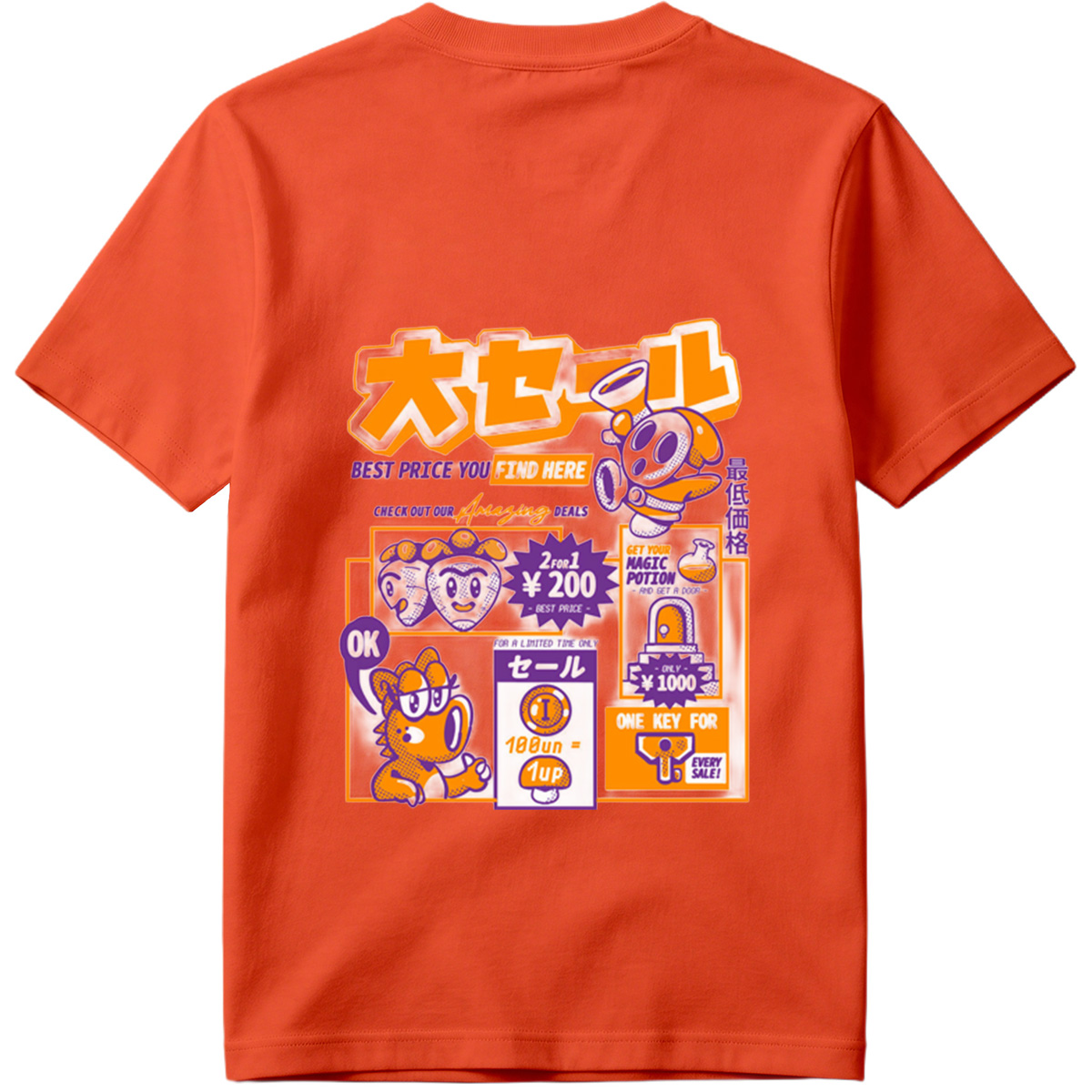 Kirby and King Dedede Big Sale Adventure - Tee