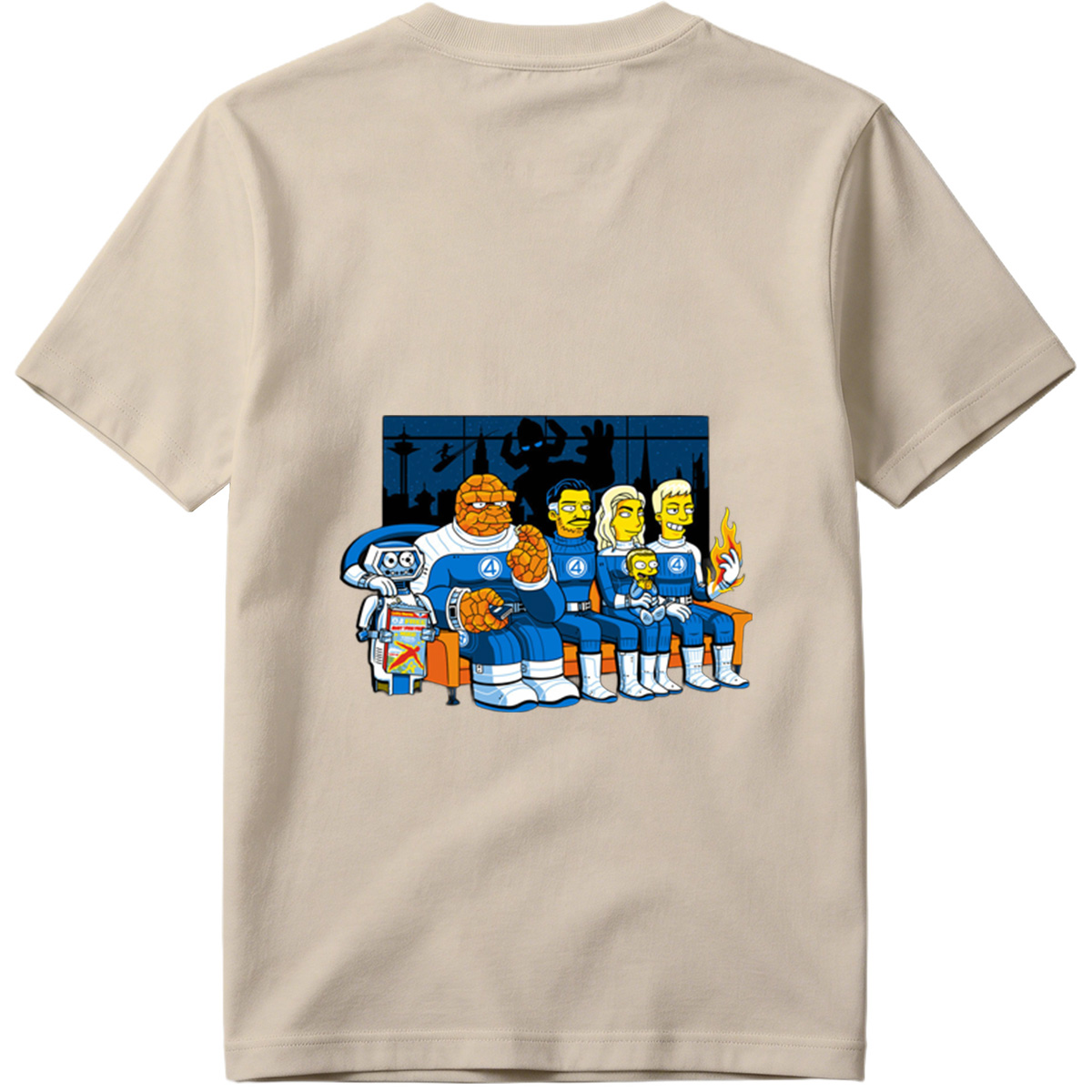 The Simpsons Meet the Fantastic Four - Tee