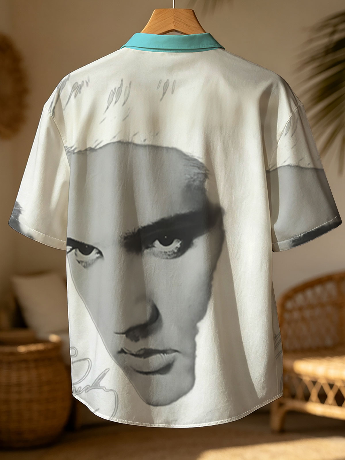 Elvis Presley Portrait in Black and White -  Shirt