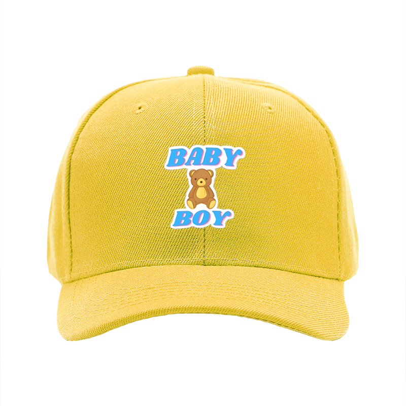 1pc New Baseball Cap Baby Boy Teddy Bear Print Unisex Adjustable Hat for Outdoor Activities Adults and Teens