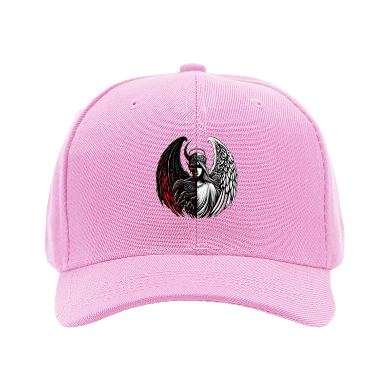 1pc New Baseball Cap Angel Devil Split Wings Print Unisex Adjustable Hat for Streetwear Outdoor Activities Adults Fashion Accessories