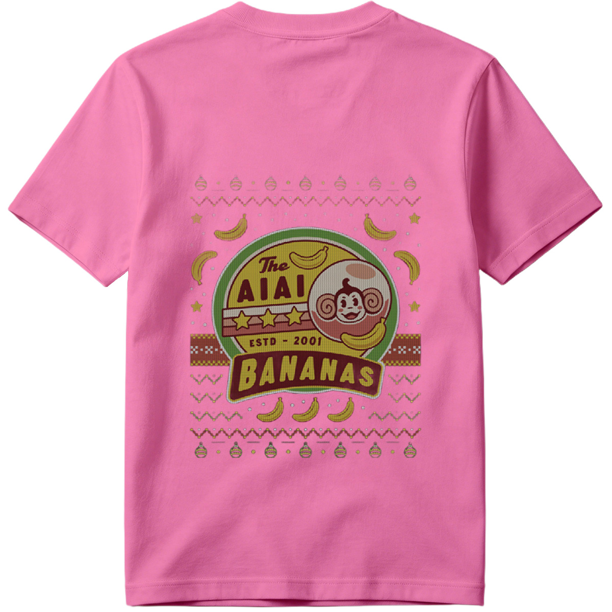 The AIAI Bananas - Monkey and Banana Logo Design - Tee