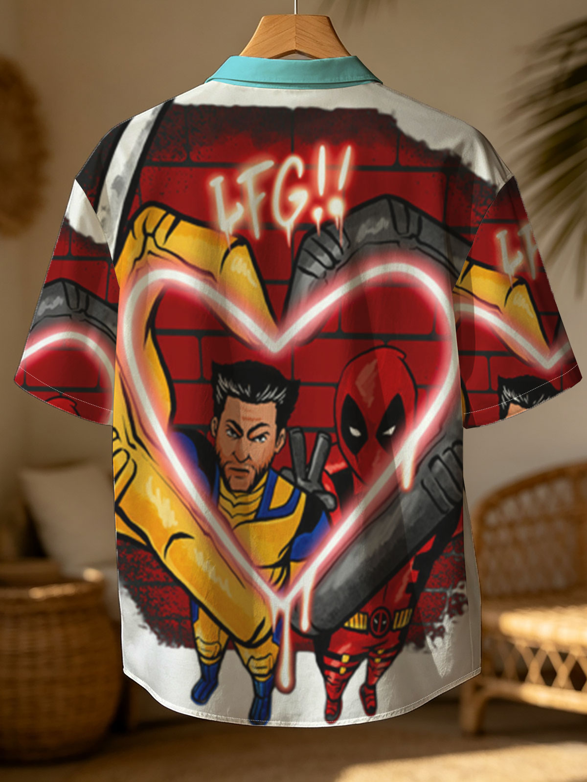 Wolverine and Deadpool Form Heart with 