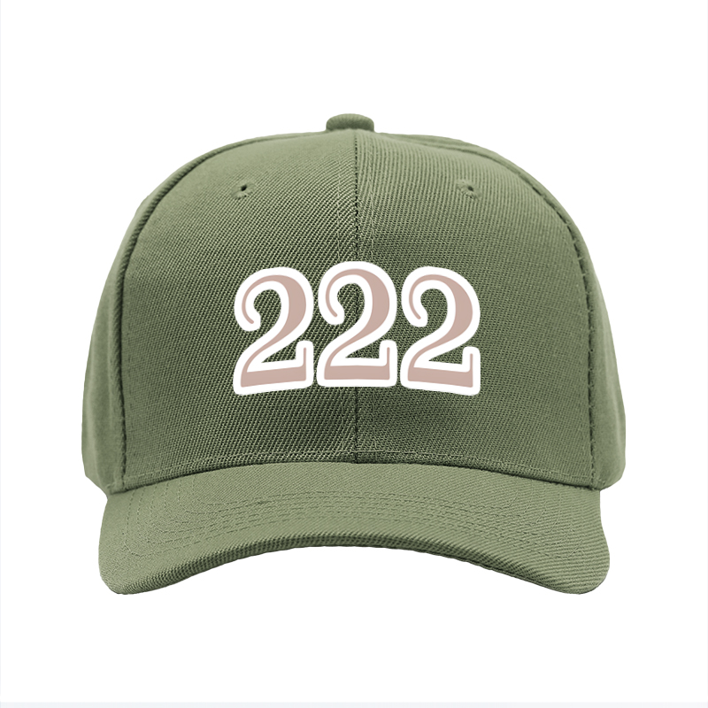 1pc New Baseball Cap with 222 Number Print Design Unisex Adjustable Hat for Outdoor Activities and Casual Wear Suitable for Adults and Teens