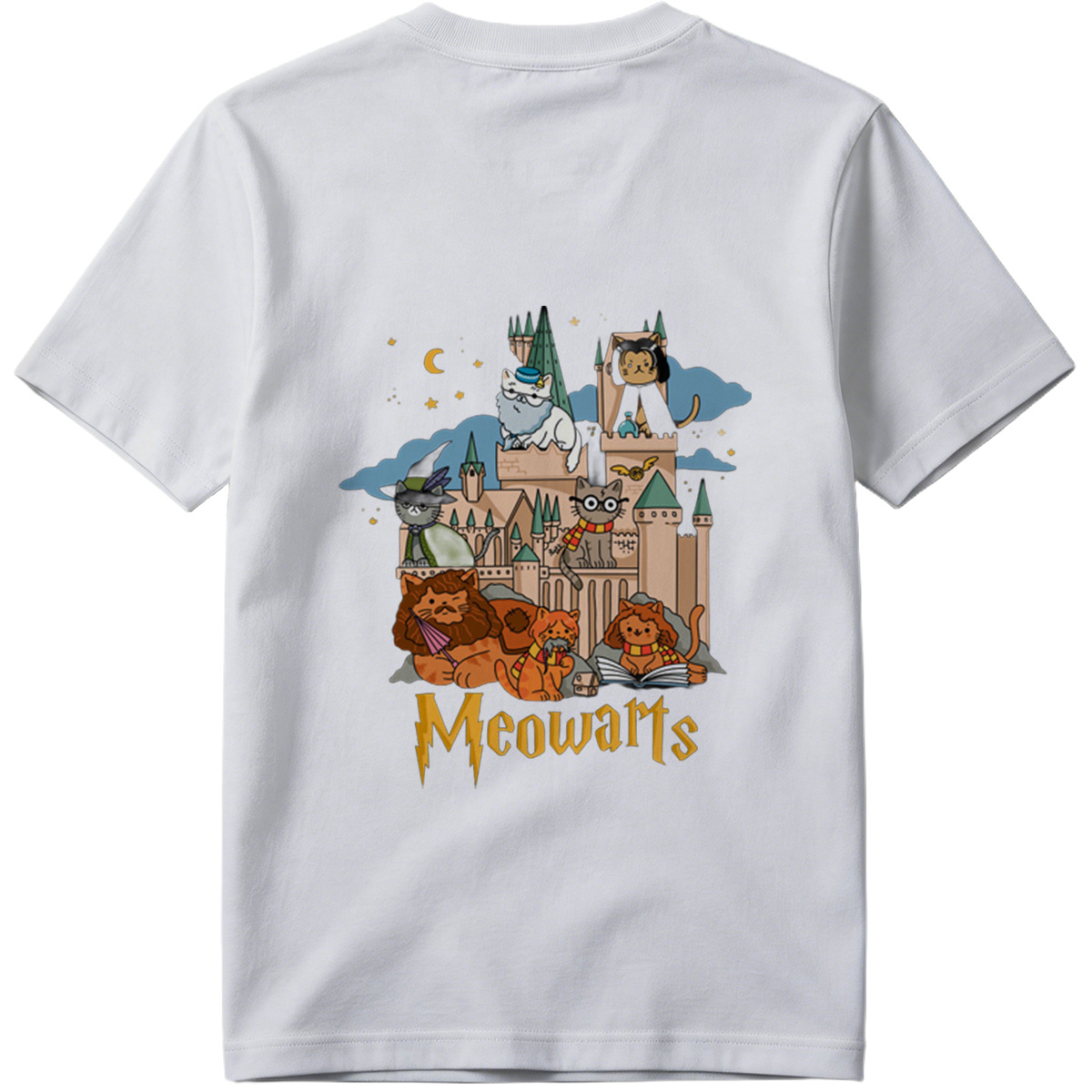 Meowarts: Cats in a Magical Castle - Tee
