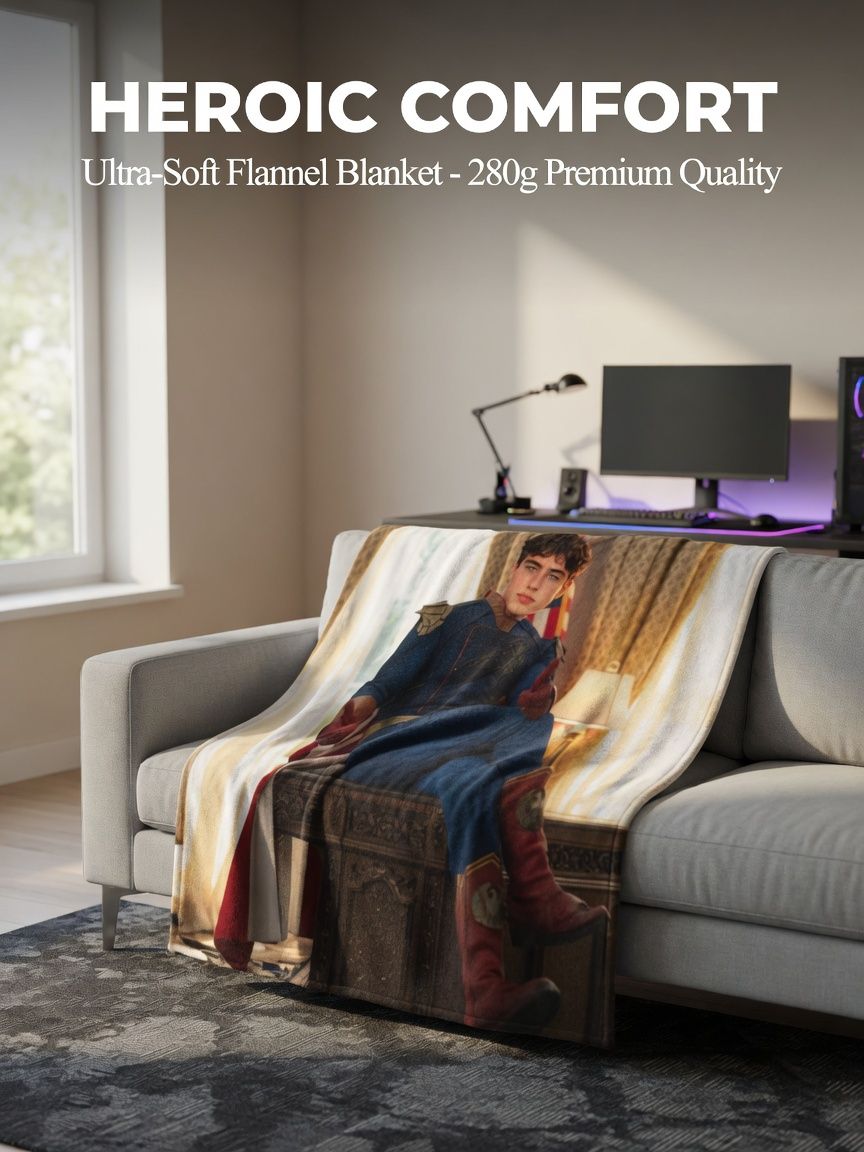 Custom Photo Blanket Personalized Portrait Flannel Fleece Throw Soft Anti-Pilling Cozy Bedding Keepsake Gift