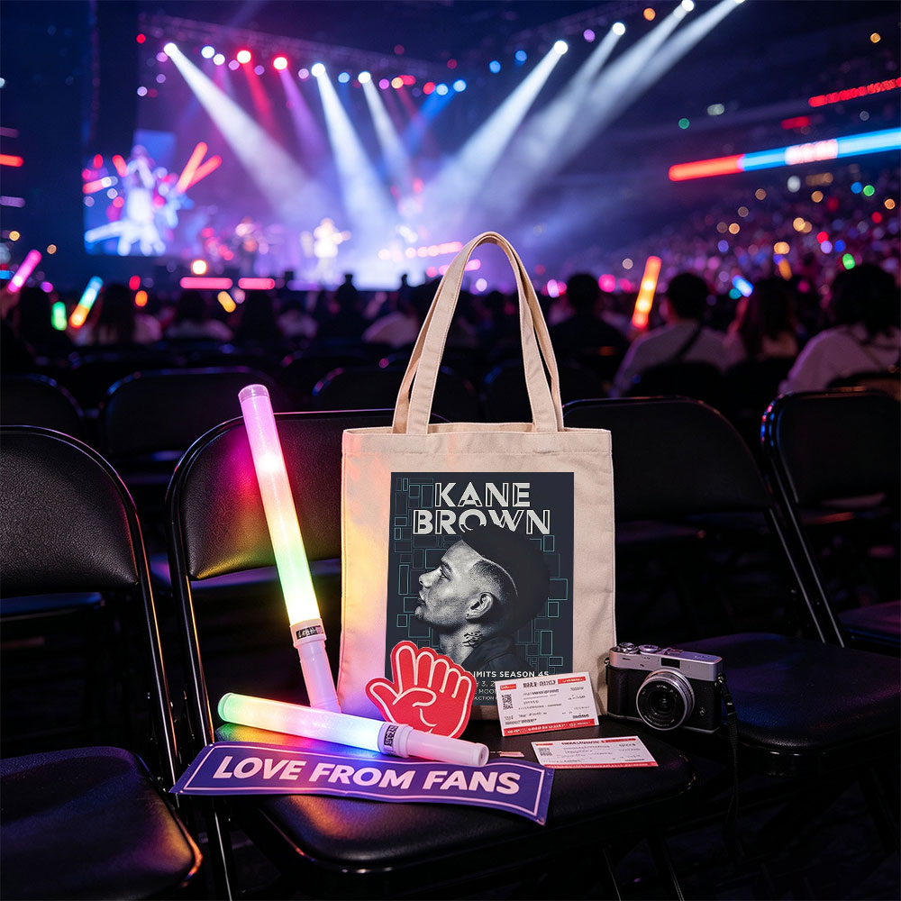 Kane Brown Live Performance at Austin City Limits Season 45 Poster - Canvas tote bags