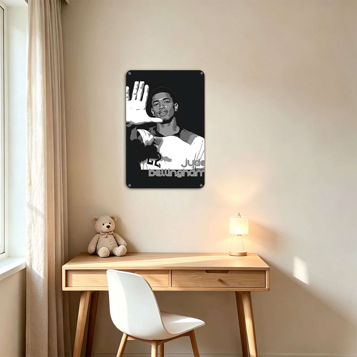 Jude Bellingham Football Player Portrait - painting
