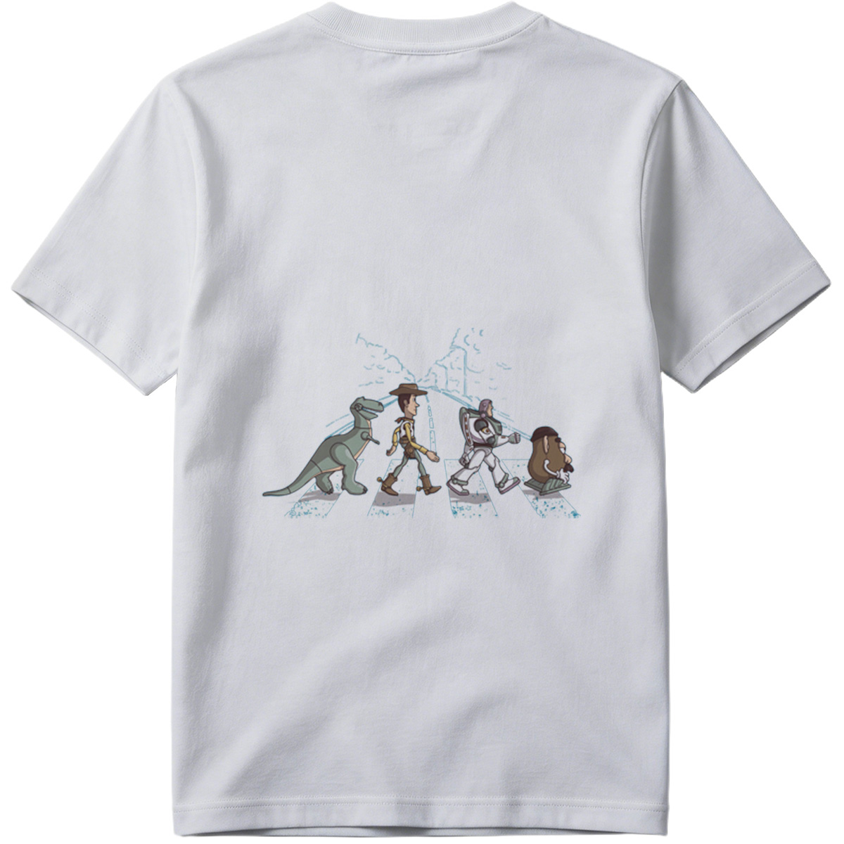 Toy Story Characters Crossing the Street - Tee