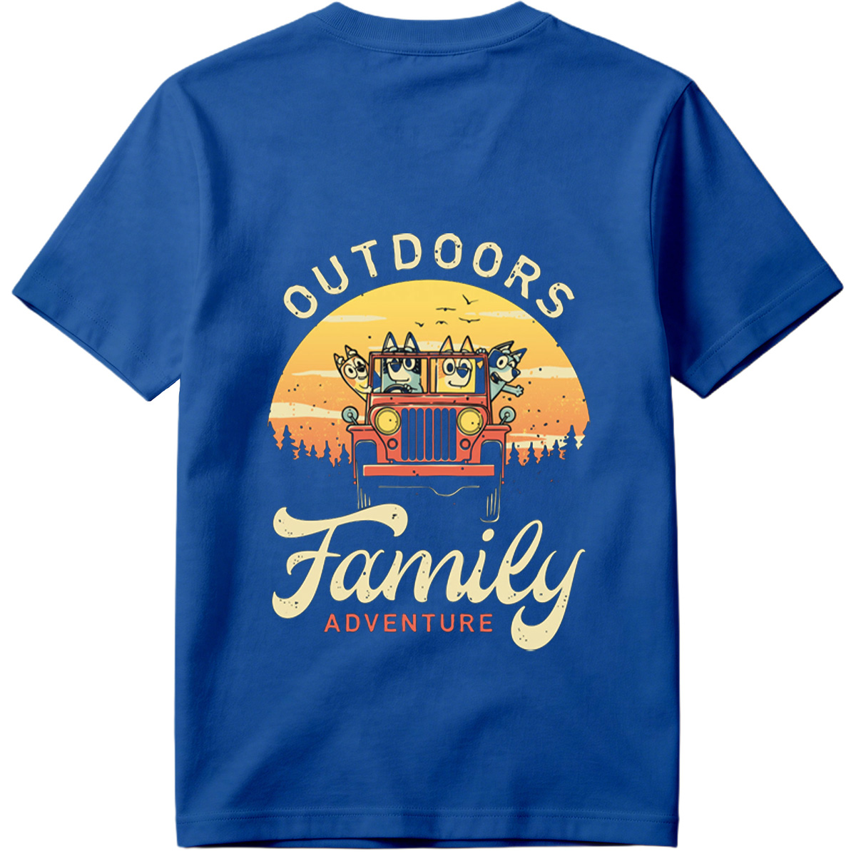 Bluey Family Outdoors Adventure - Tee